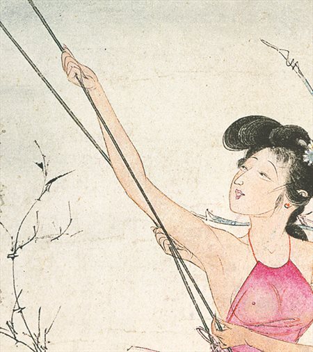 海兴-胡也佛的仕女画和最知名的金瓶梅秘戏图